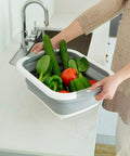 immagine-4-wenko-cesta-multifunzione-pieghevole-salvaspazio-con-tappo-per-drenaggio-acqua-ean-4008069031009