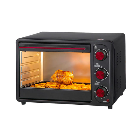 immagine-8-dcg-forno-elettrico-ventilato-65l-con-termostato-regolabile-e-timer-2200w-ean-8052780961882