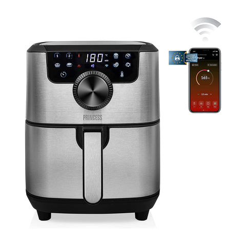Edelstahl-Heißluftfritteuse 4,5l 1500w
