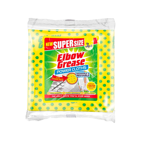 Power Cloths Universalreinigungstücher mit Scrub Dots, super saugfähig und umweltfreundlich