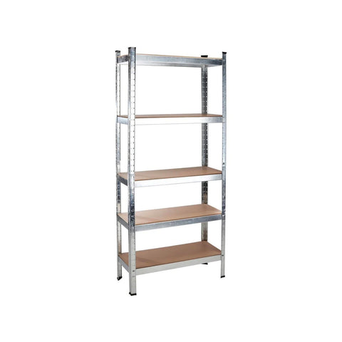 Regal mit 5 Ablagen aus Stahl und MDF für Garagen und Werkstätten