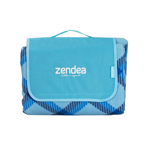 Zendea Coperta Telo Picnic 200x200cm in Poliestere Impermeabile con Manico e Tessuto Resistente Ean-8050030810379